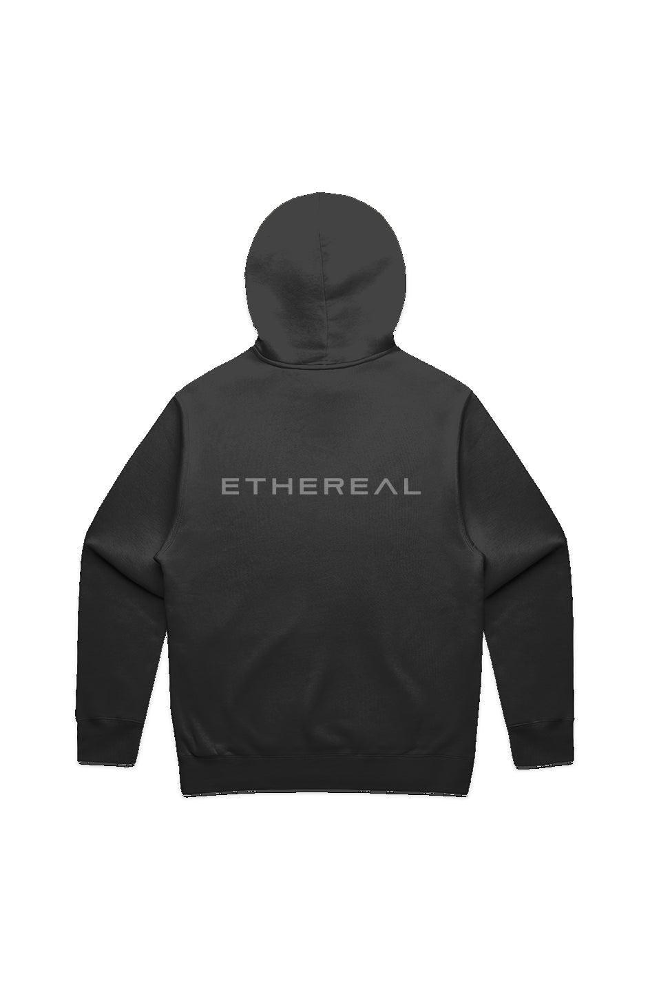 Classic Matte Black Relaxed Hoodie