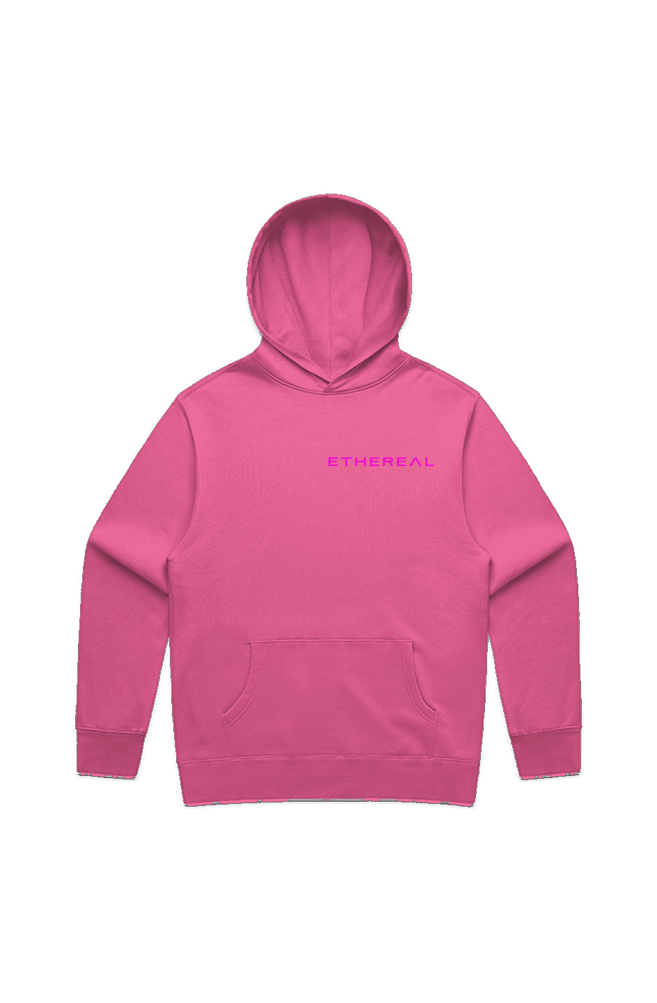 Classic Matte Pink Relaxed Hoodie